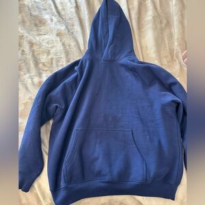 ARITZIA TNA MEGA RAGLAN HOODIE BRYON BLUE